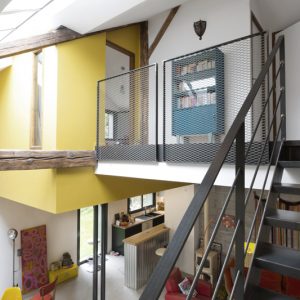 Loft escalier métallique